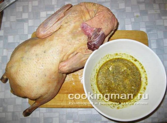 рецепт качки з яблуками